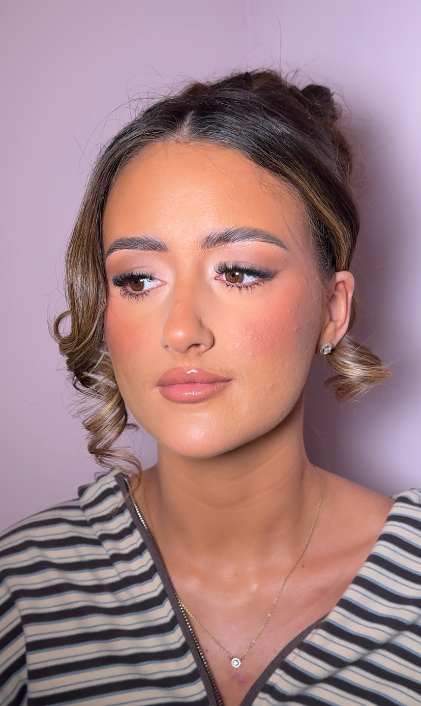 Studio makeup look