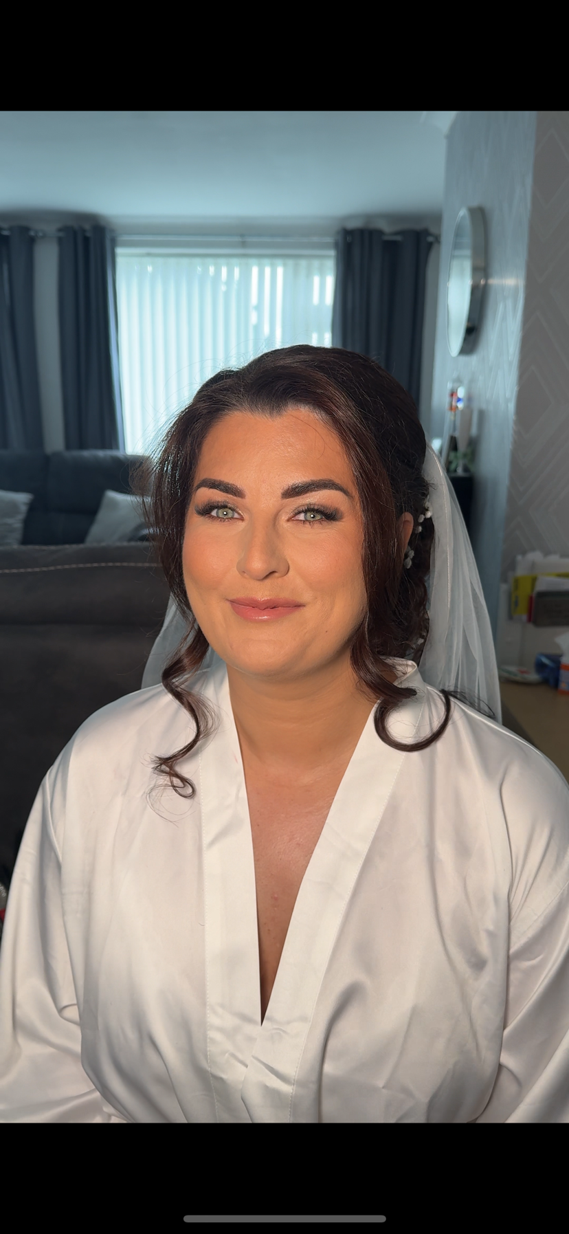 Bridal makeup look
