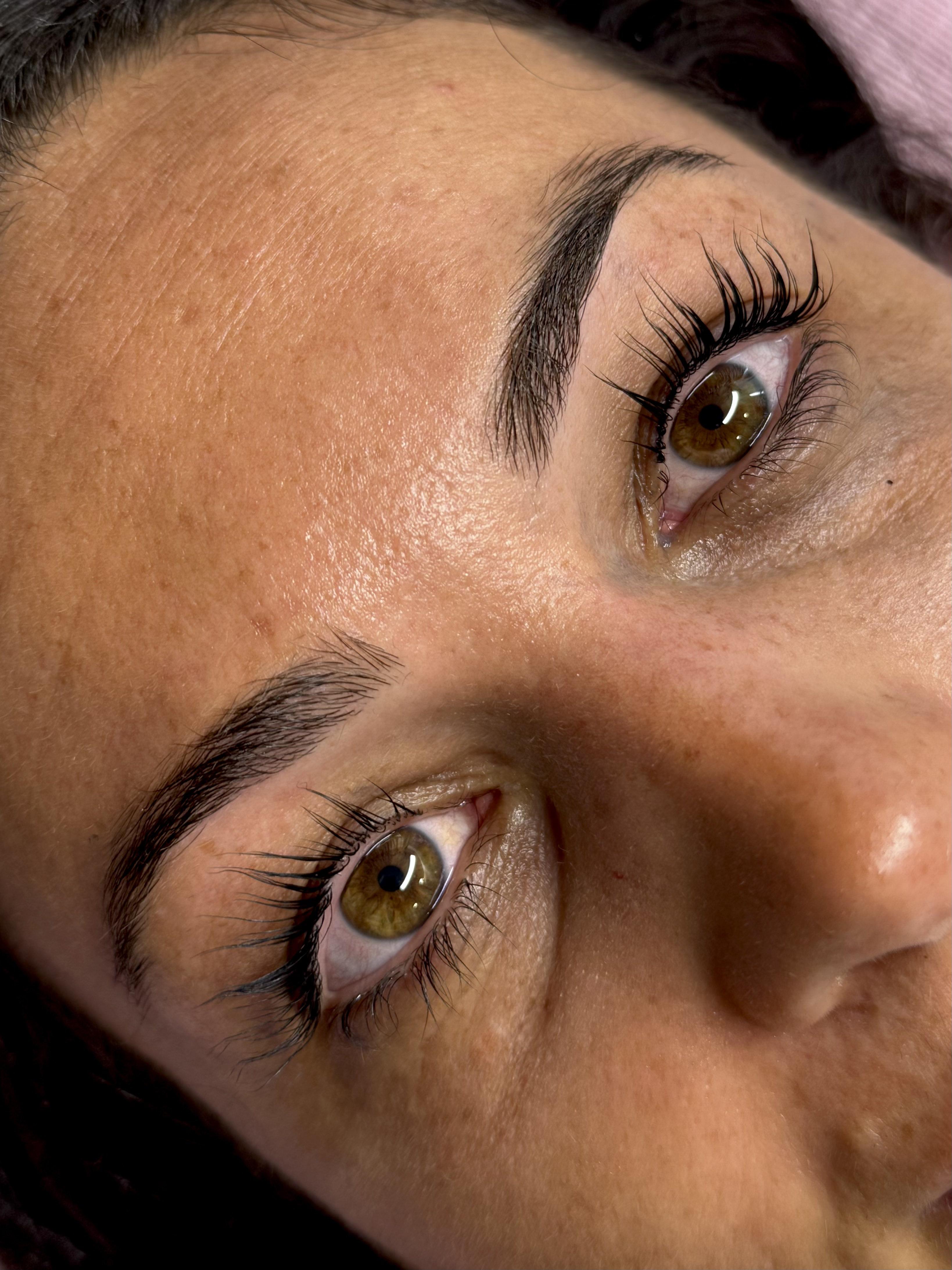 Korean lash lift — second example