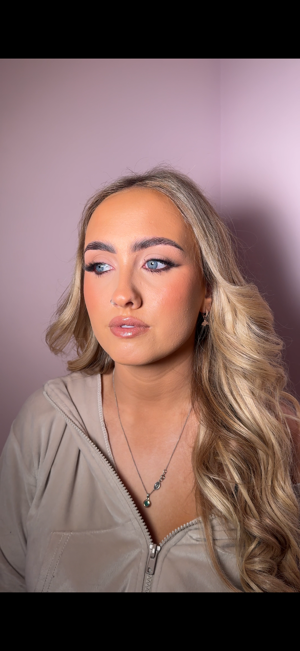 Soft glam makeup