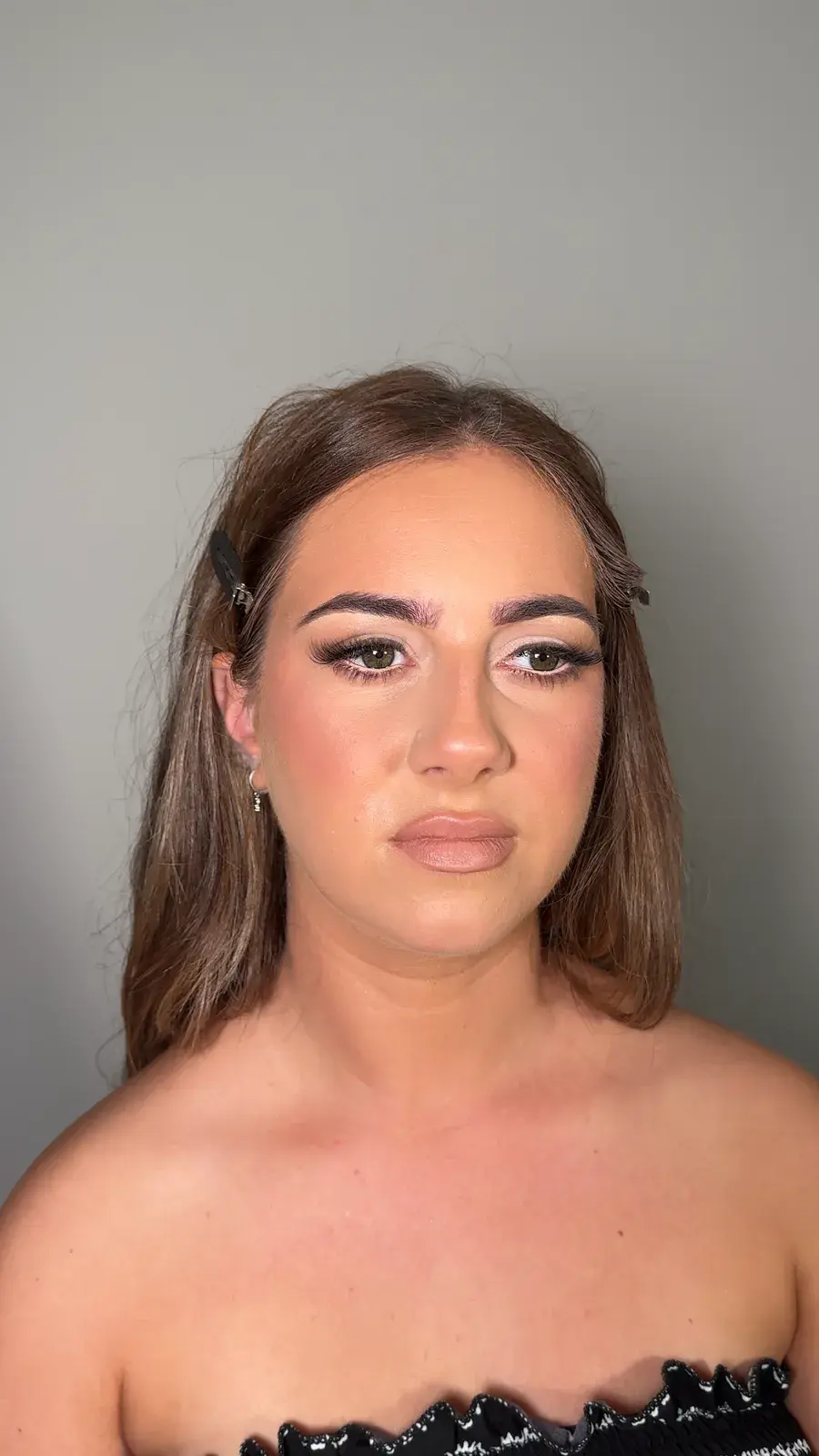 Natural glam makeup look