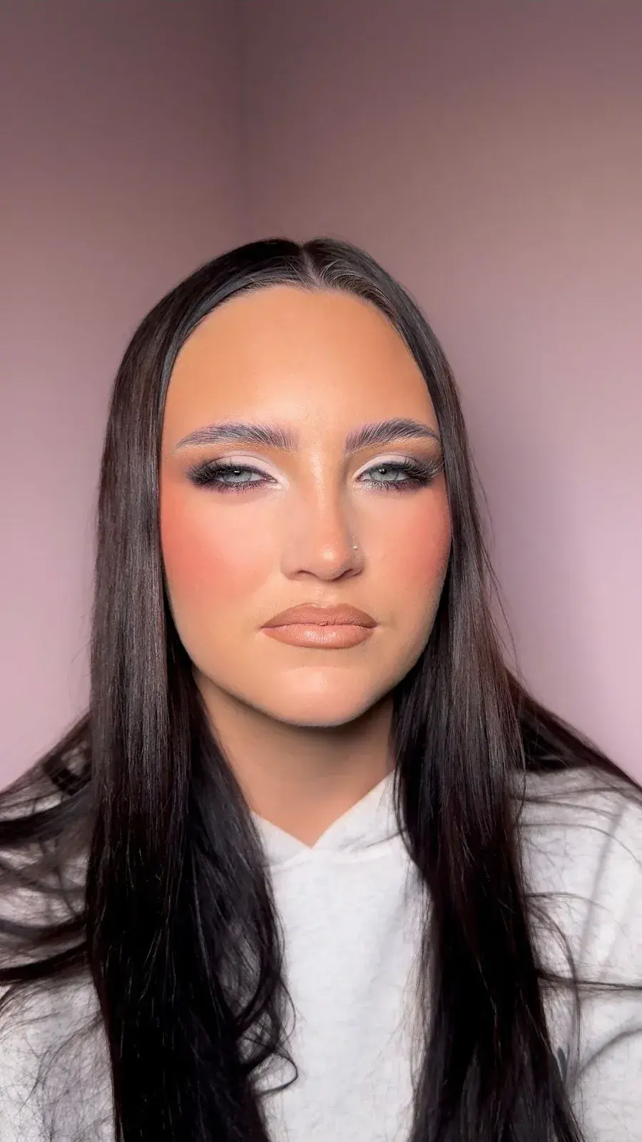 Makeup created by a student on the 3-day makeup course